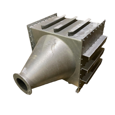 Xchanger C-200 Heat Exchanger, 6" Flanged Inlet/Outlet, Right Hand Flow, Heresite Coating