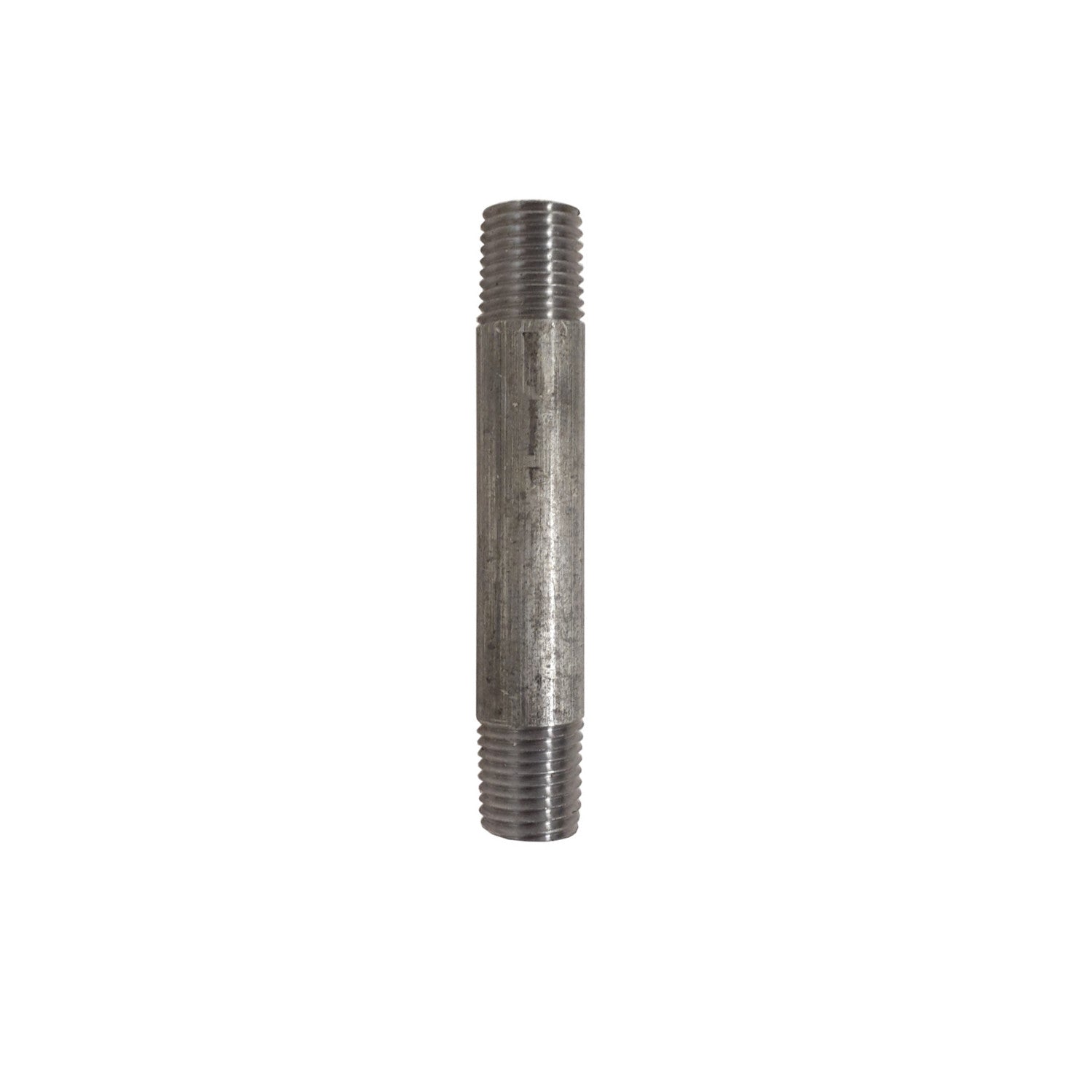 Galvanized Pipe Nipple, 1/4 Inch x 3 Inch