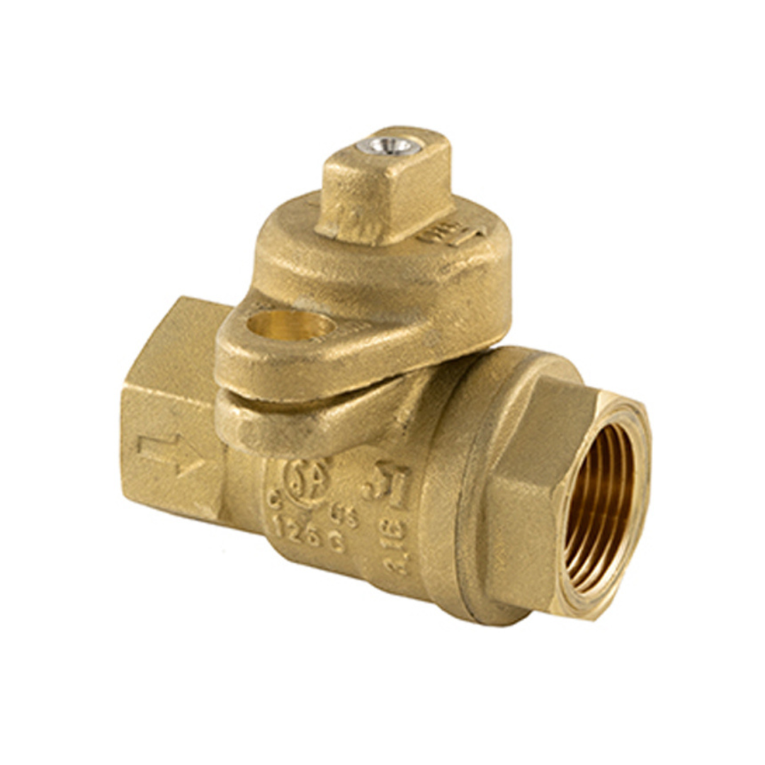 Jomar 240-006B 1-1/4 Inch BRASS Utility Gas Ball Valve, Full Port, 175 PSIG