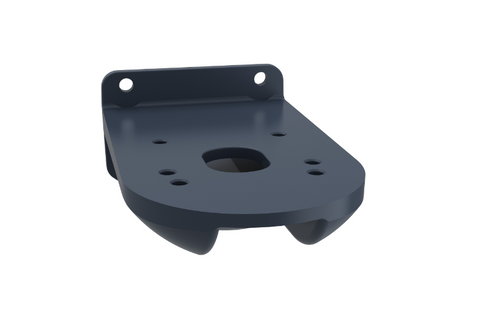 Schneider XVUZ12 Fixing Plate For Use On Vertical Support For Modular Tower Lights Harmony XVU Black 60mm