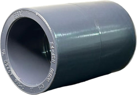 ERA Sch 80 PVC 1 Inch Coupling, Socket x Socket, NSF Compliant