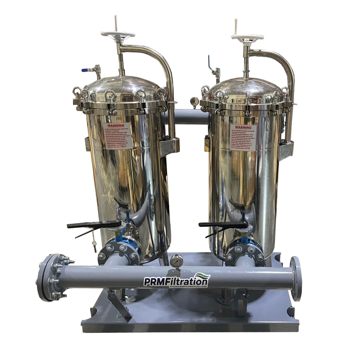 Filtration Skid Dual Housing MultiBag Filter System PRM