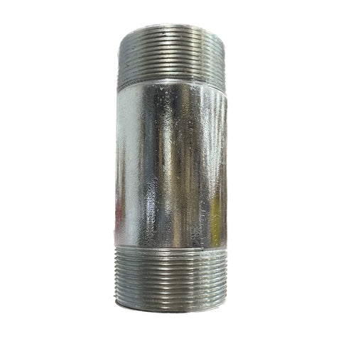 BMI 4 Inch x 8 Inch Galvanized Pipe Nipple, 150#, UL/FM