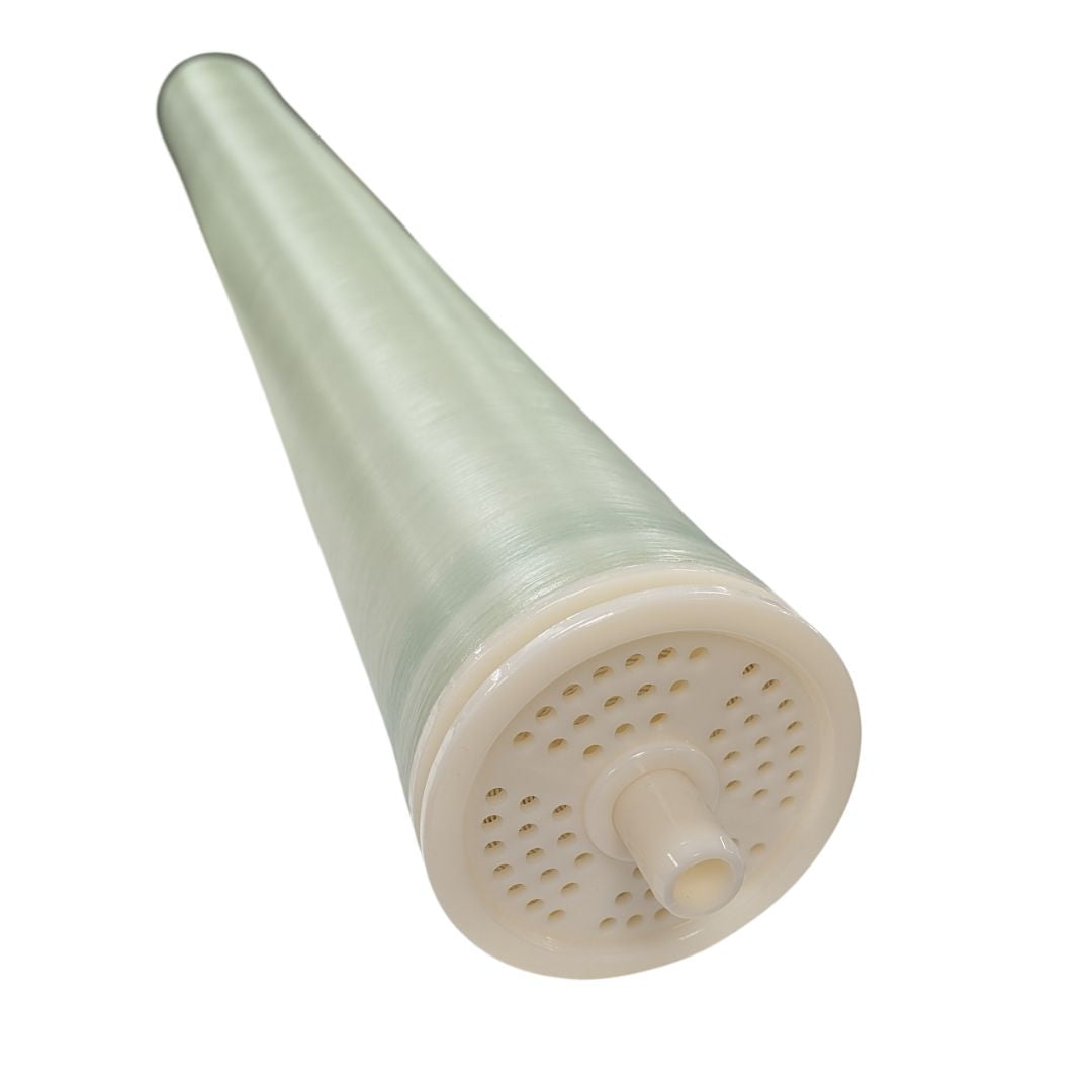 Outlet end of 4" x 40" Reverse Osmosis Membrane