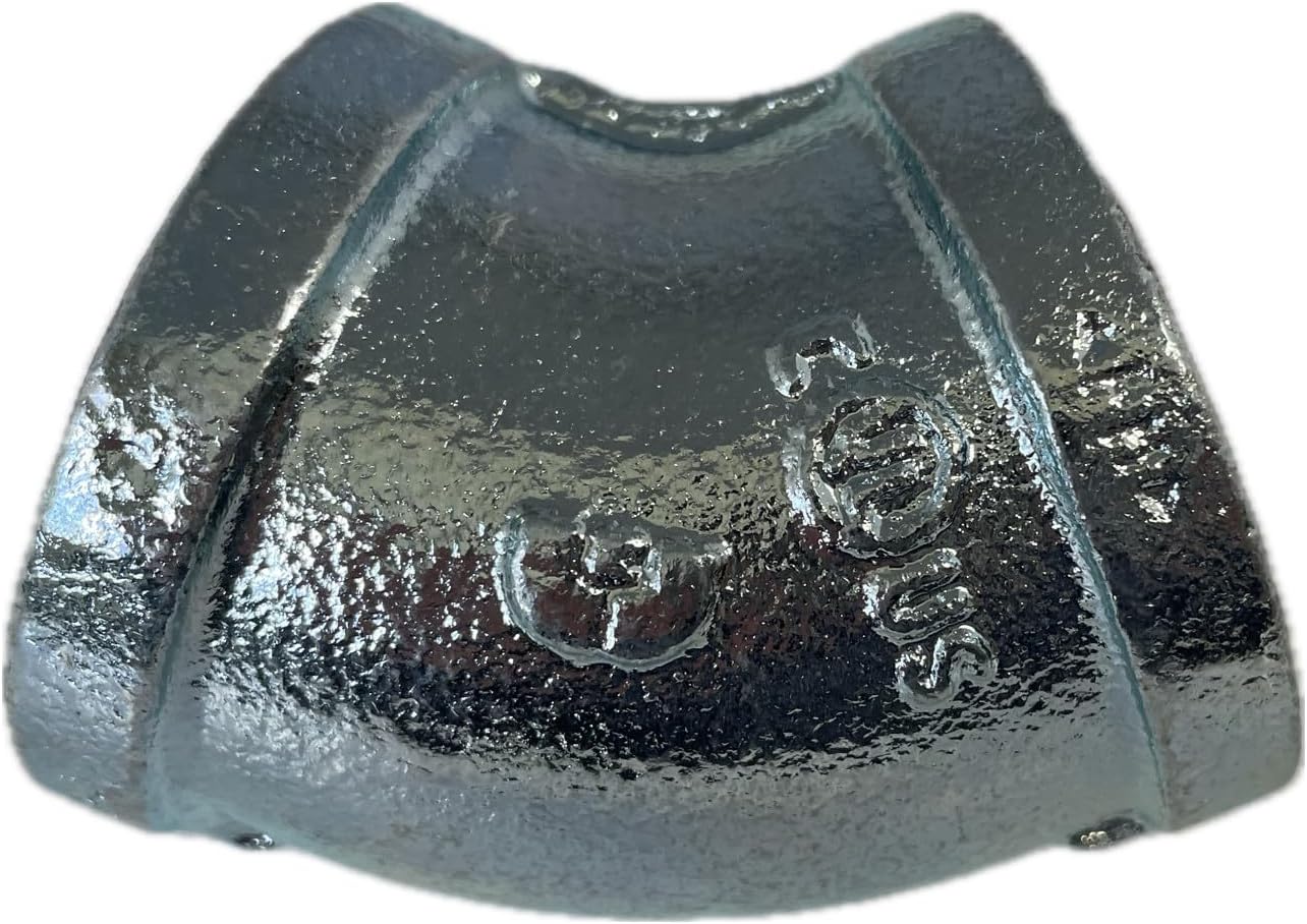 BMI 2 Inch NPT Galvanized 45 Degree Elbow, 150#, UL/FM