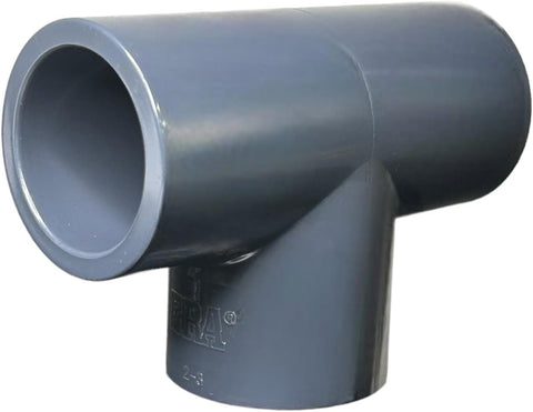 thumbnail interactive-video image 1 of ERA Schedule 80 PVC 6-Inch Straight Tee – Socket Connect, Gray, Industrial Grade 1 of 6