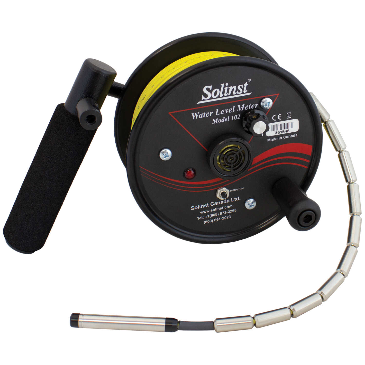 Solinst 102M P10 Mini Water Level Meter, 80 Ft.