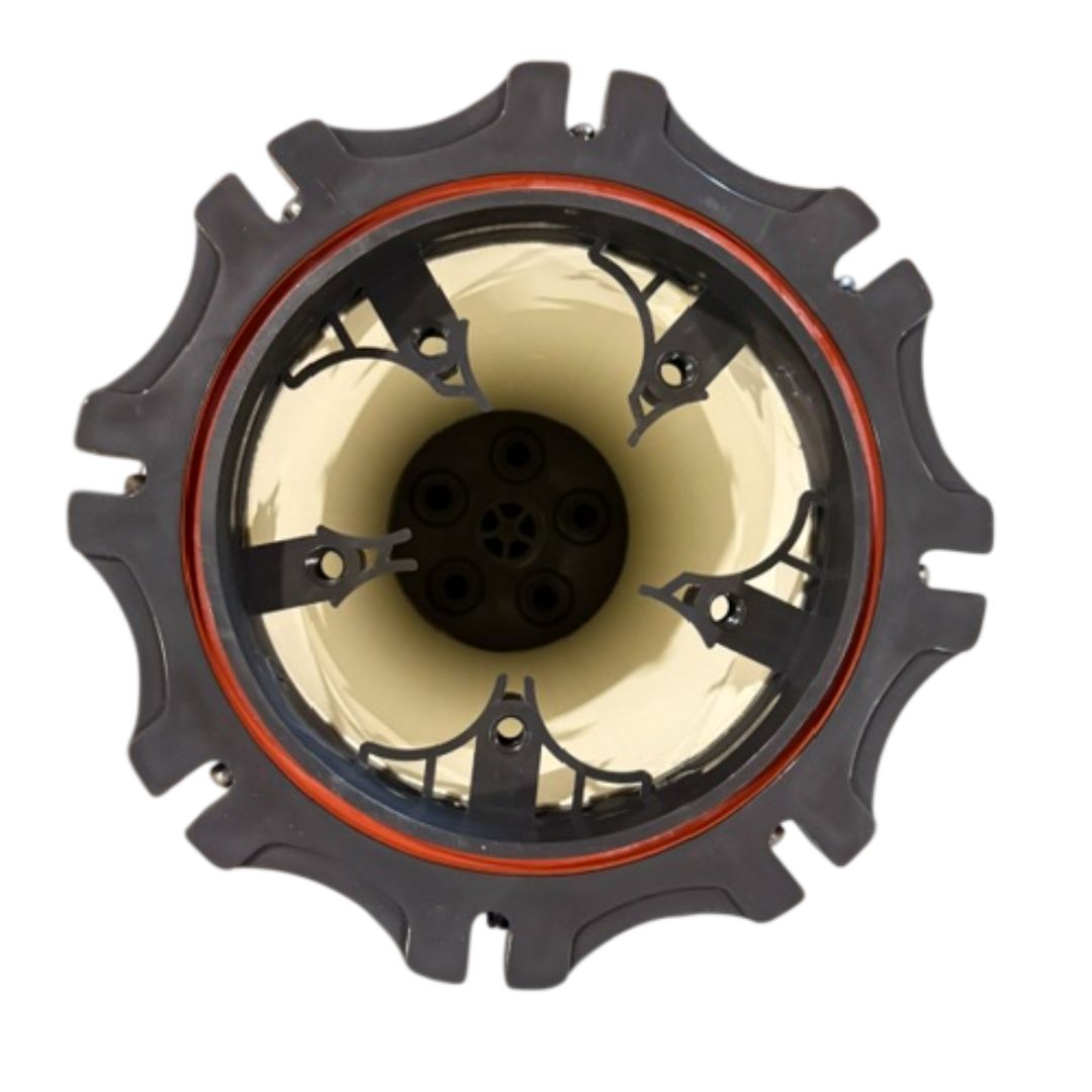 View of integrated spacer for BFCARTHPCF5DC2B3X 5 cartridge housing