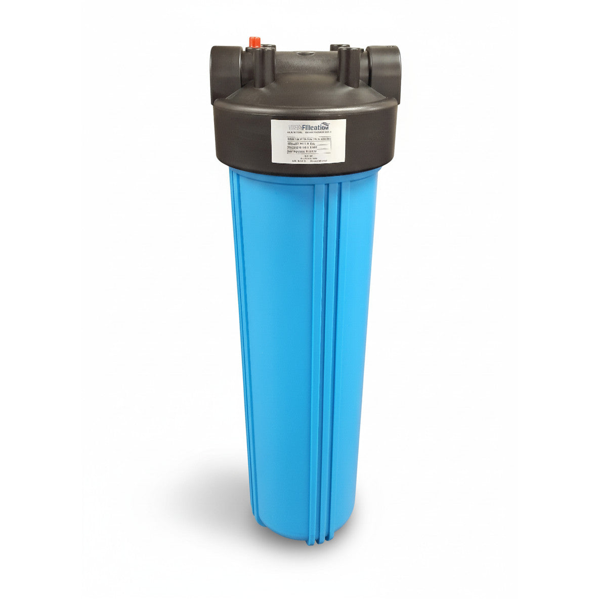 PRMFiltration 1 Inch NPT Heavy Duty Blue Polypropylene Single Cartridge Filter Housing, Uses 4.5 x 20 Inch Filter Cartridge