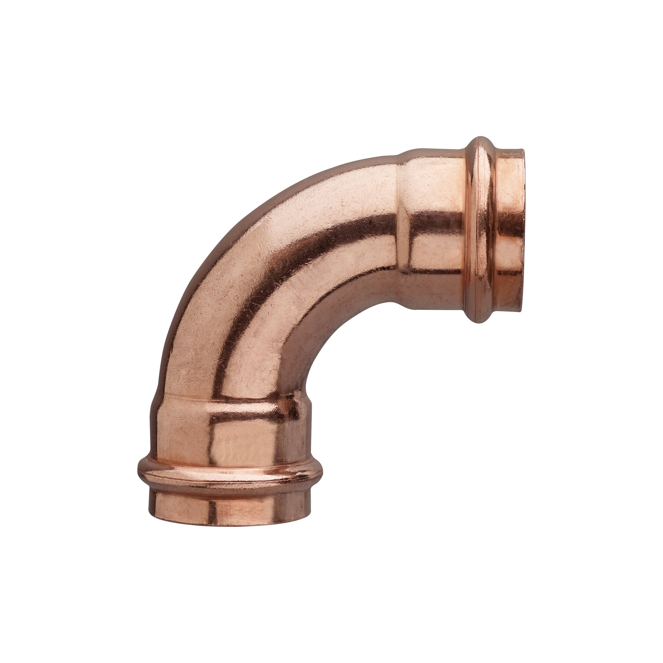 Bonomi 5V120006 - 1 Inch Copper Press 90 Degree Elbow - Pack of 10