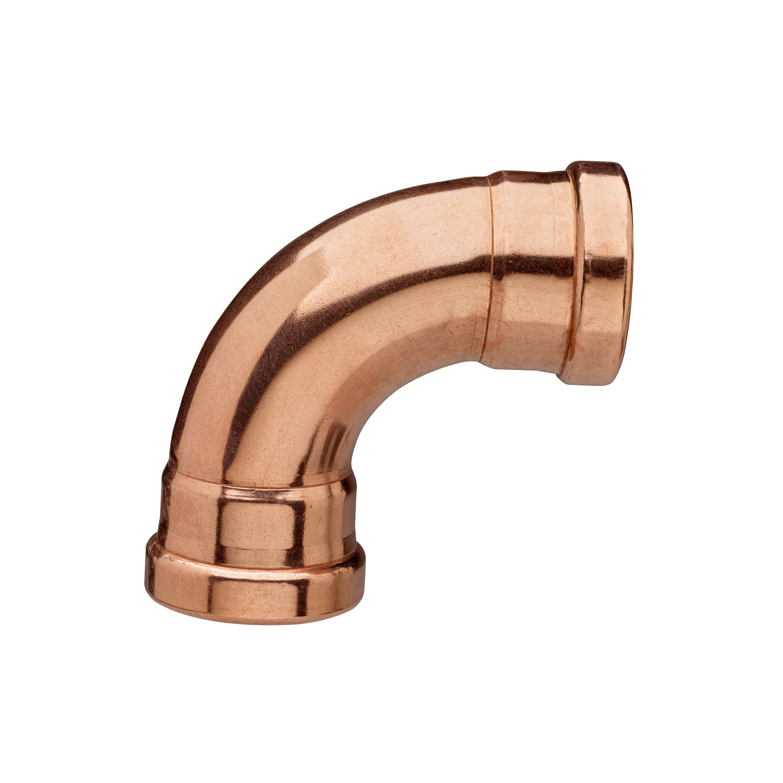Bonomi 5V120018 - 4 Inch Copper Press 90 Degree Elbow