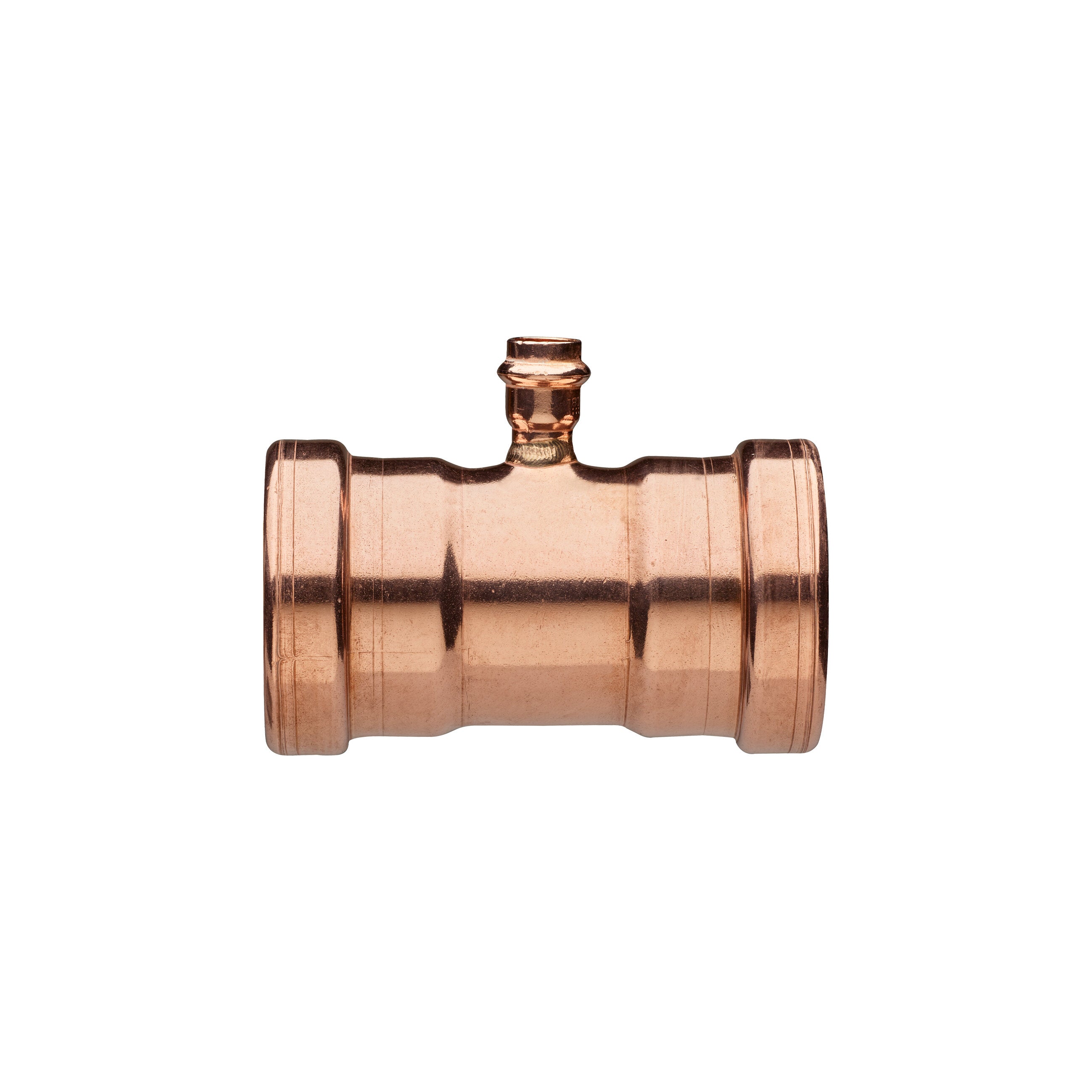 Bonomi 5V3300141408 - 3 Inch x 3 Inch x 1-1/2 Inch Copper Press Reducing Tee