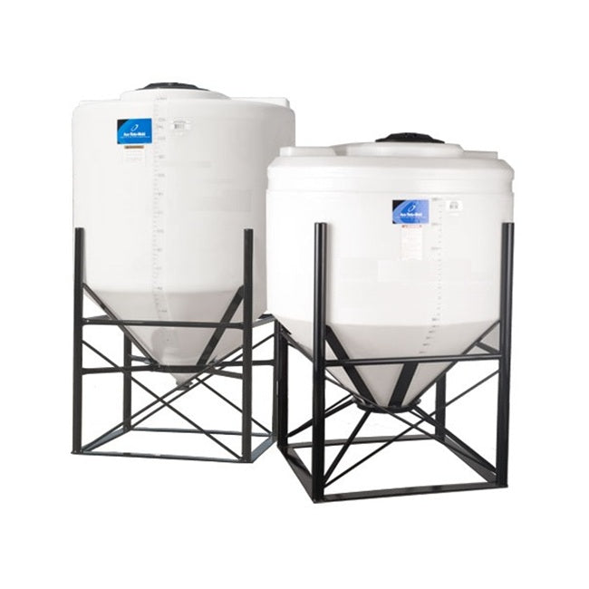 Ace Roto-Mold Flat Top Cone Bottom Tanks