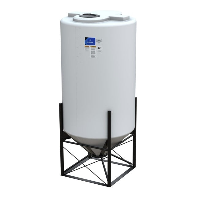 Ace Roto-Mold Flat Top Cone Bottom Tank CB0750-52