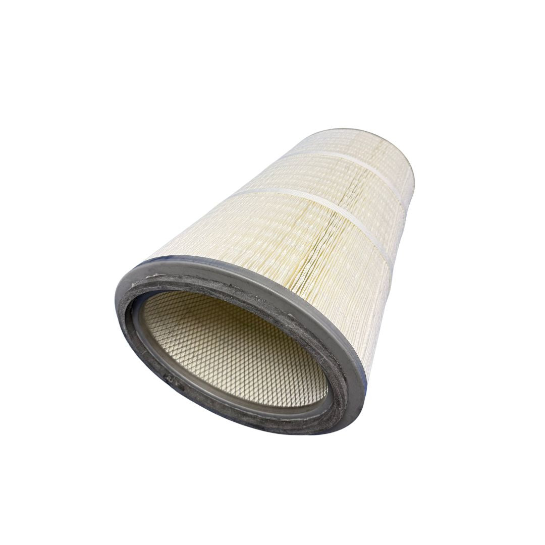 Dust Filter Cartridge - 14.36 Inch x 26 Inch Oval Open Top/Open Bottom - Nano on 80/20 Media - 4 Pack