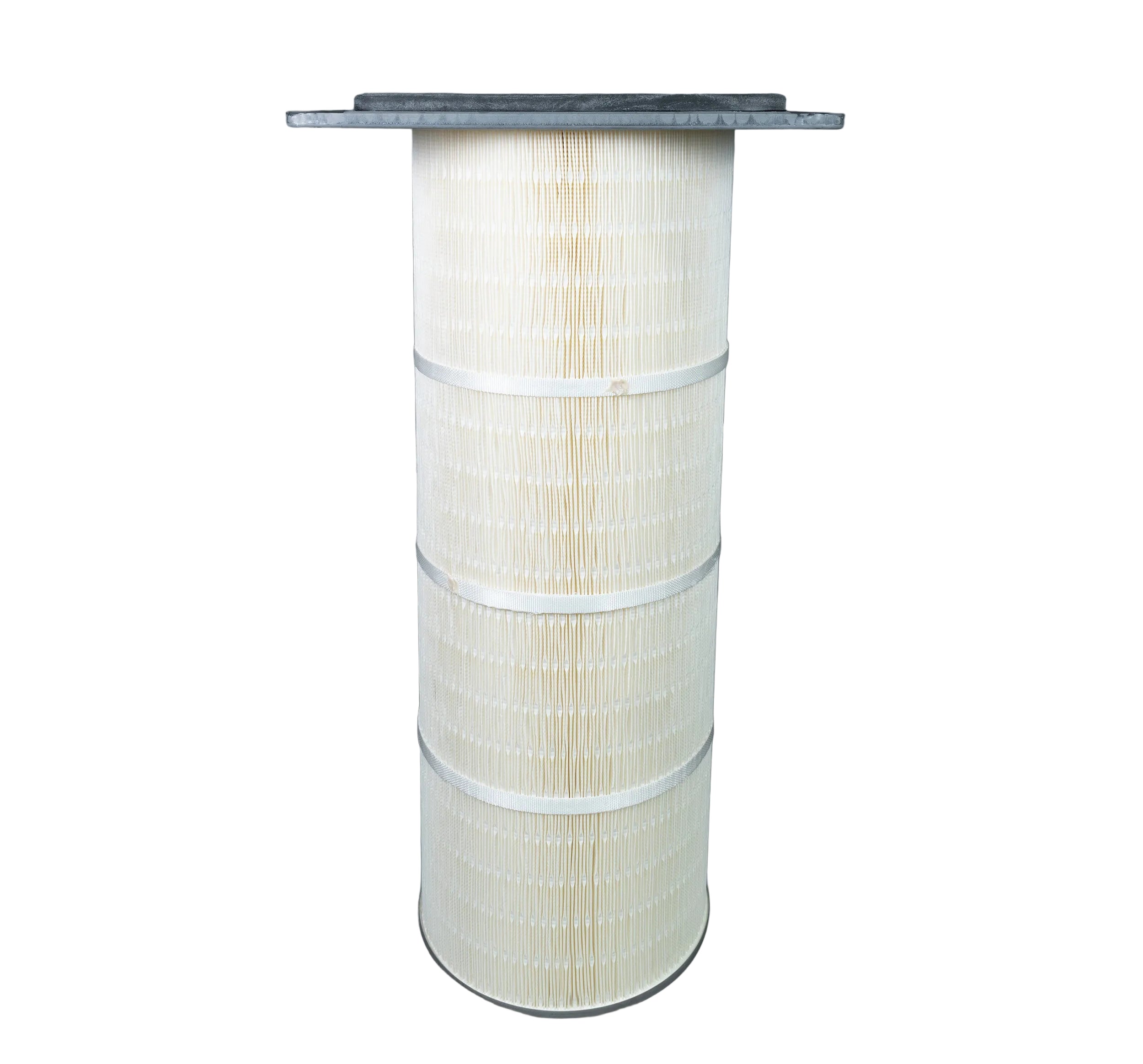 Dust Filter Cartridge - 15 Inch x 39 Inch Gold Series Flange/Closed Bottom - Nano on 80/20 Flame Retardant Media - 4 Pack