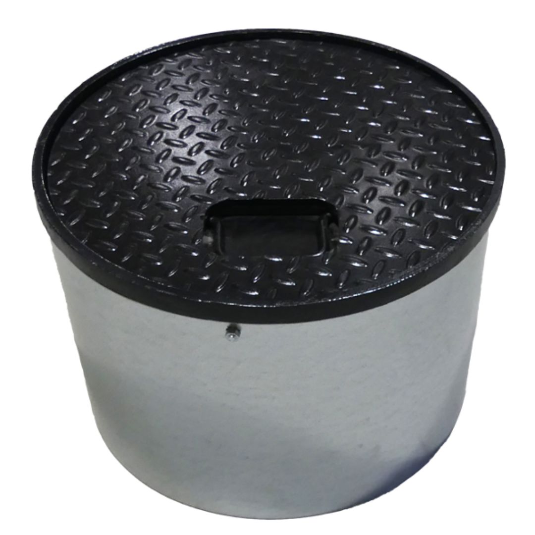 Emco Wheaton A0717 round steel manhole, 18" with lay in lid