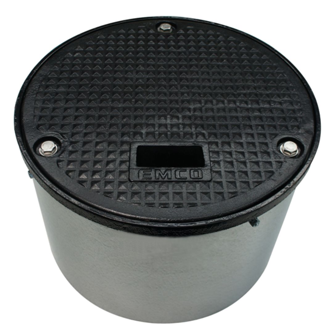 Emco Wheaton Round Steel Manhole Vault 18 Inch Bolt Down Lid