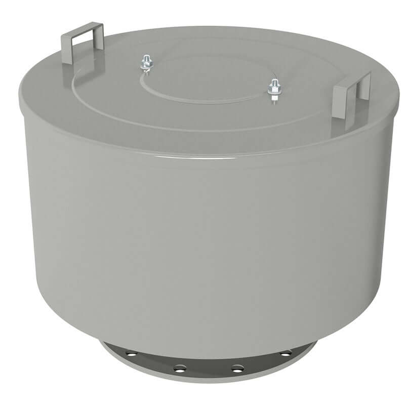 Solberg Filter Silencer With Standard Filter, Flanged, FS-385P-1000F