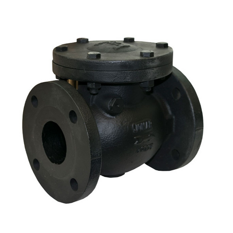 Jomar 105-712 12 Inch Cast Iron Swing Check Valve, Flanged Connection, Class 125