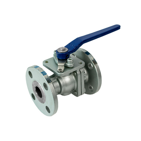 Jomar 600-208 2 Inch Carbon Steel Ball Valve 2 Piece, Full Port, Flanged Connection, Class 150, Stainless Steel Ball and Stem