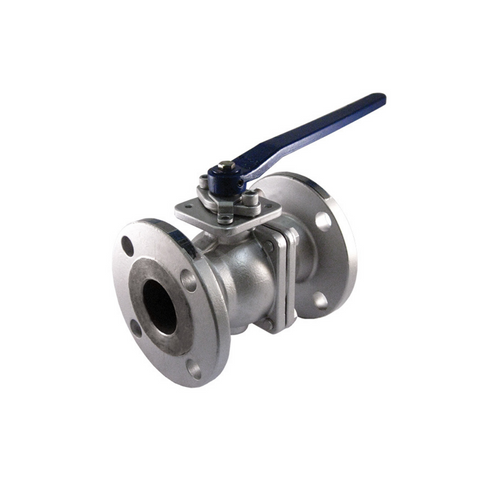 Jomar 600-112 6 Inch Stainless Steel Ball Valve 2 Piece, Full Port, Flanged Connection, Class 150, Stainless Steel Ball and Stem