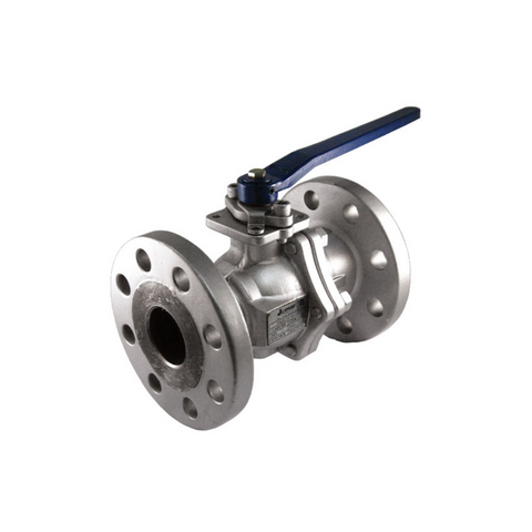 Jomar 600-131 4 Inch Stainless Steel Ball Valve 2 Piece, Full Port, Flanged Connection, Class 300, Stainless Steel Ball and Stem