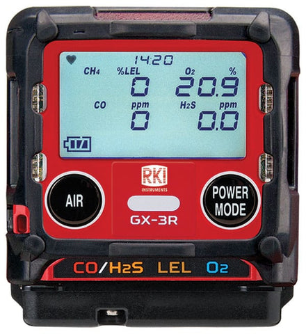 RKI Instruments GX-3R Confined Space 4 Gas Monitor, 72-RA-C