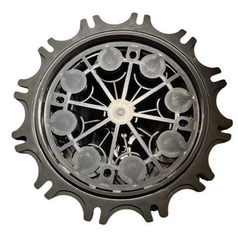 PRM PVC 9 Cartridge Filter Housing, Uses 20" Cartridges, 3 Inch In/Out