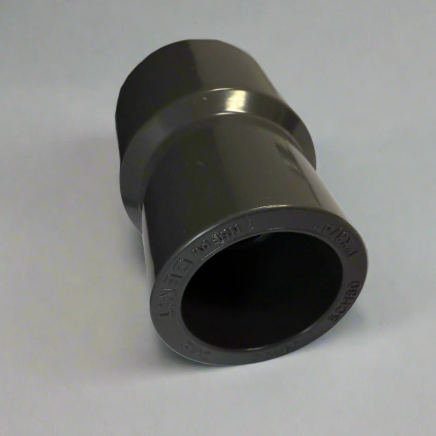 Cenit Sch 80 PVC 1 Inch X 3/4 Inch Bell Reducer Coupling, Socket X Socket, NSF Compliant