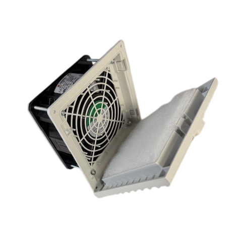 Zanardo ARIAV-150W 6 Inch Fan with Filter for Control Panel Enclosures, 115V, 1 Phase