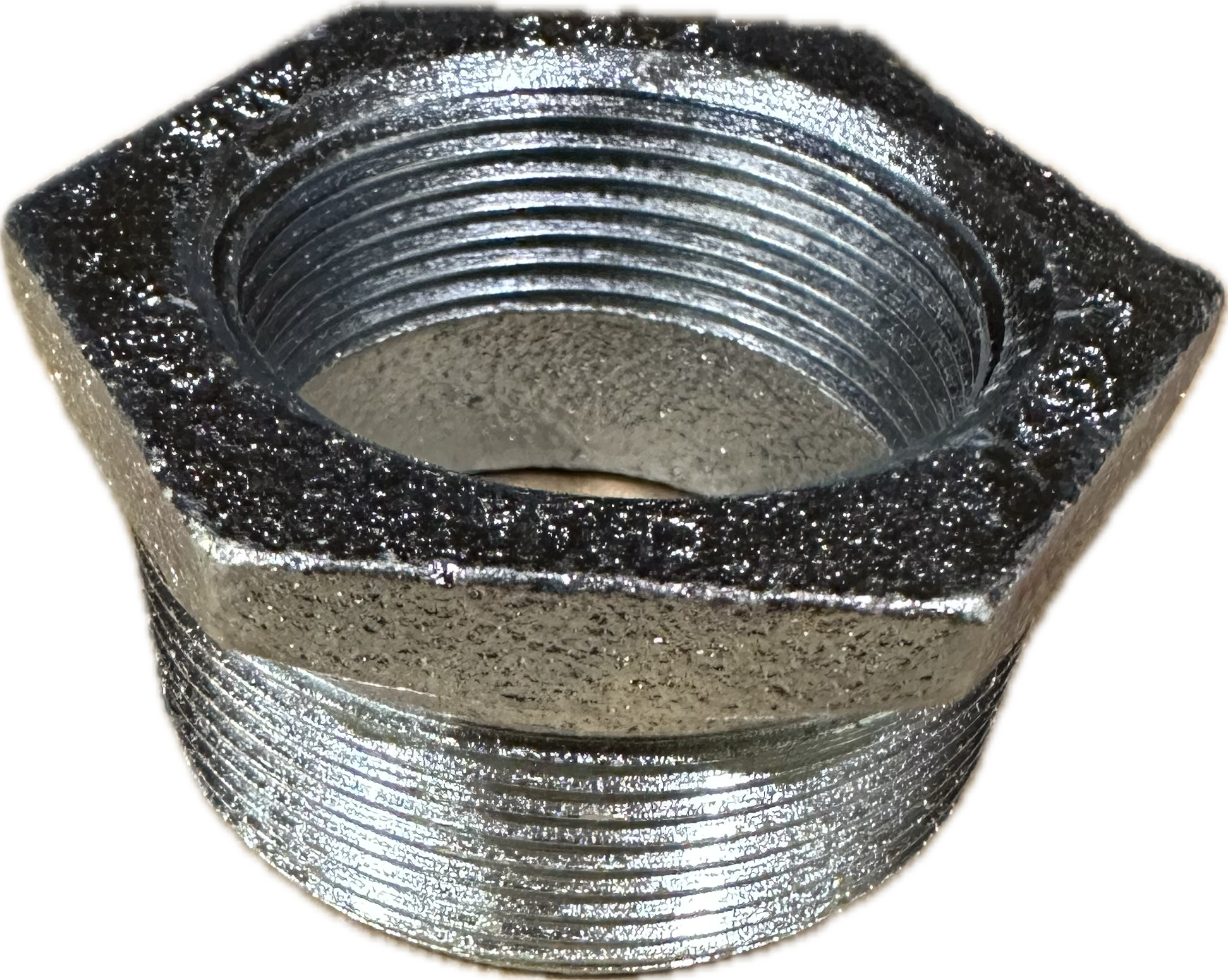 BMI 2" x 1-1/2" Galvanized Reducing Bushing, UL/FM