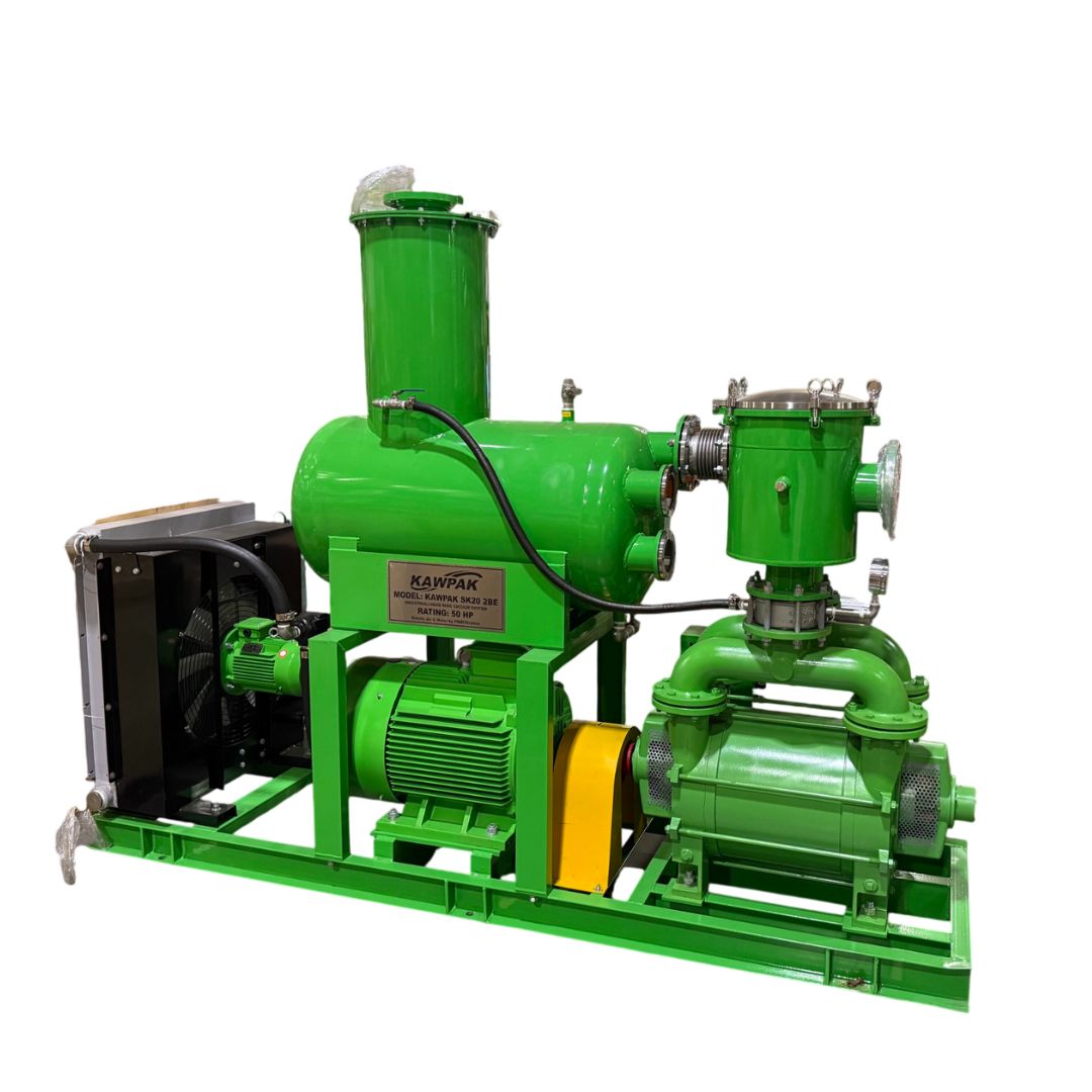  50 HP KAWPAK Liquid Ring Pump System
