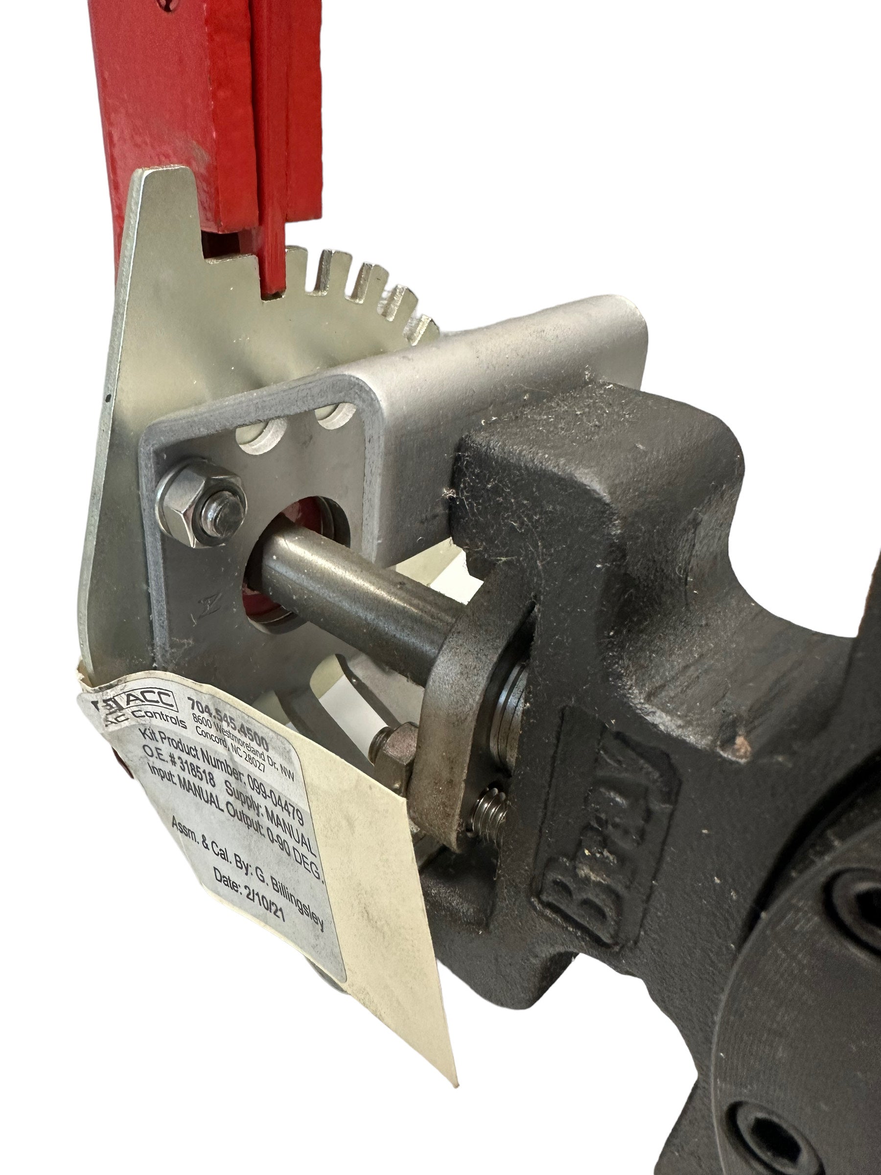 Used Bray 410300-11001466 Lug Butterfly Valve, Lever Actuator, 3" USIP
