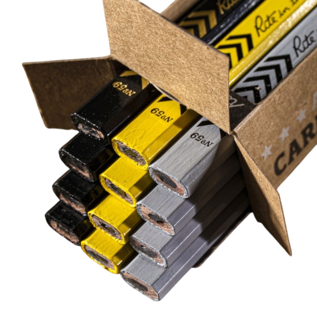 Open package of Rite in the Rain Carpenter Pencils