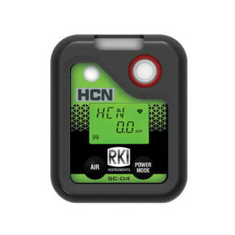 RKI Instruments SC-04 Single Gas Monitor, Hydrogen Cyanide (HCN) 0-30 ppm, 73-0071