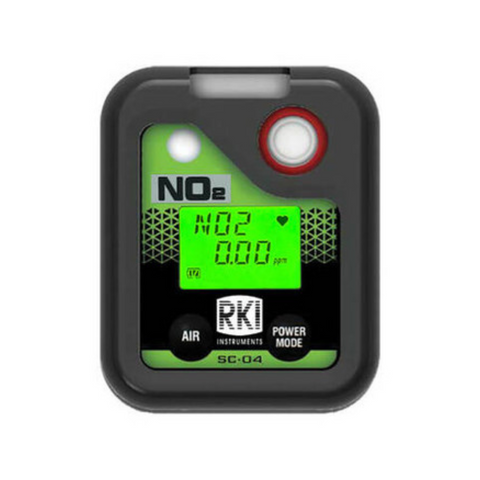 RKI Instruments SC-04 Single Gas Monitor, Nitrogen Dioxide (NO2) 0-20 ppm, 73-0073