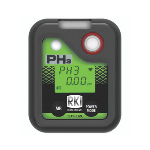 RKI Instruments SC-04 Single Gas Monitor, Phosphine (PH3) 0-20.00 ppm, 73-0079