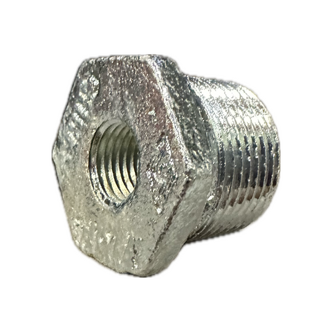 BMI 3/4" x 1/4" Galvanized Reducing Bushing, UL/FM