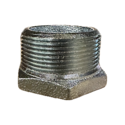 BMI 1" x 1/4" Galvanized Reducing Bushing, UL/FM