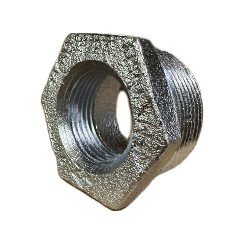 BMI 1" x 1/4" Galvanized Reducing Bushing, UL/FM