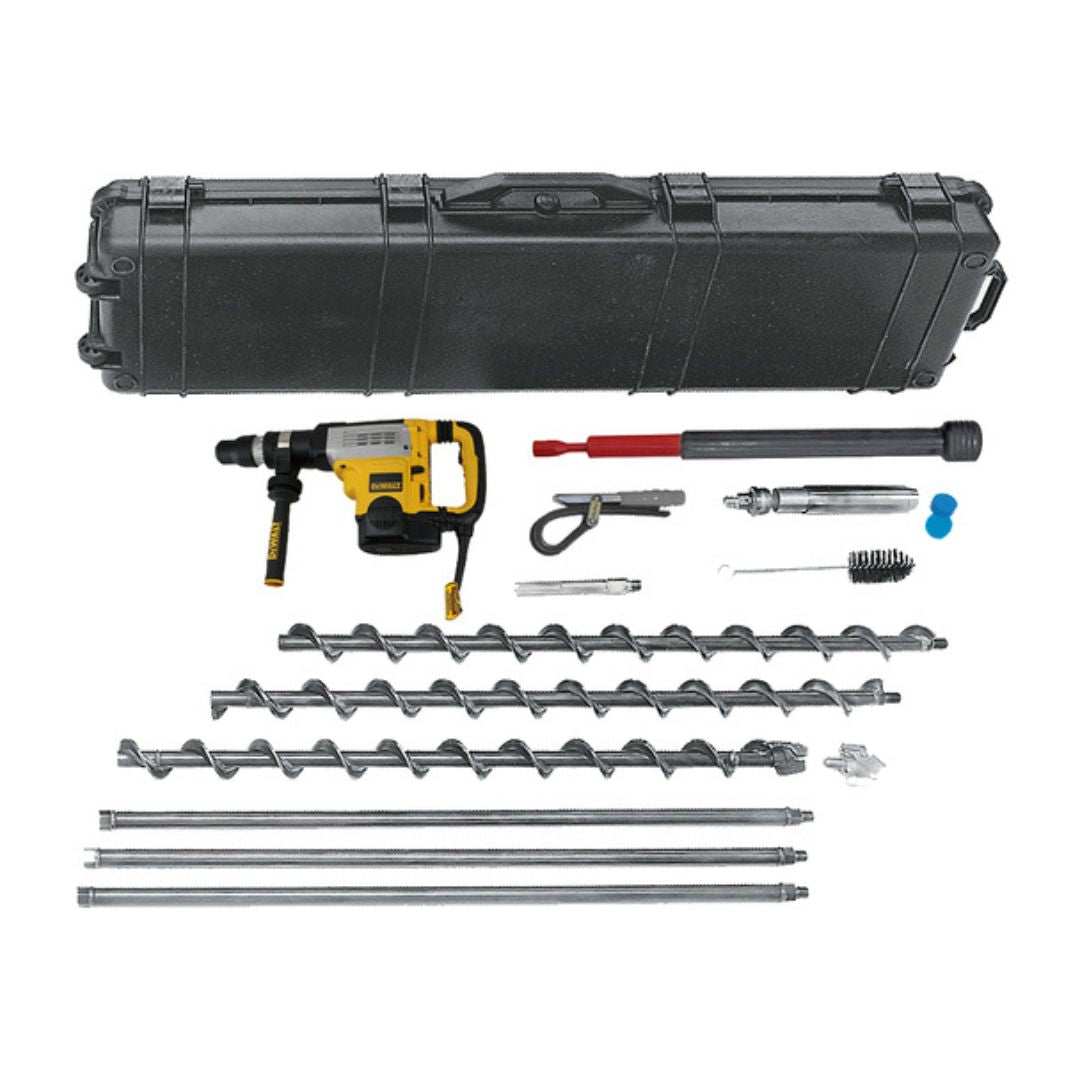 AMS 209.61  2 Inch Flighted Auger Kit w/ Drill - 5/8 Inch Thread