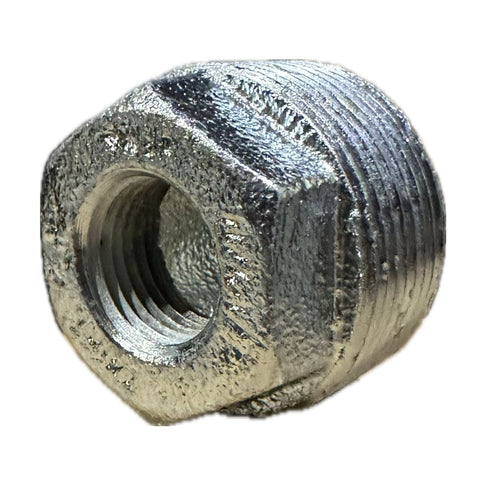 BMI 1-1/4" x 1/2" Galvanized Reducing Bushing, UL/FM