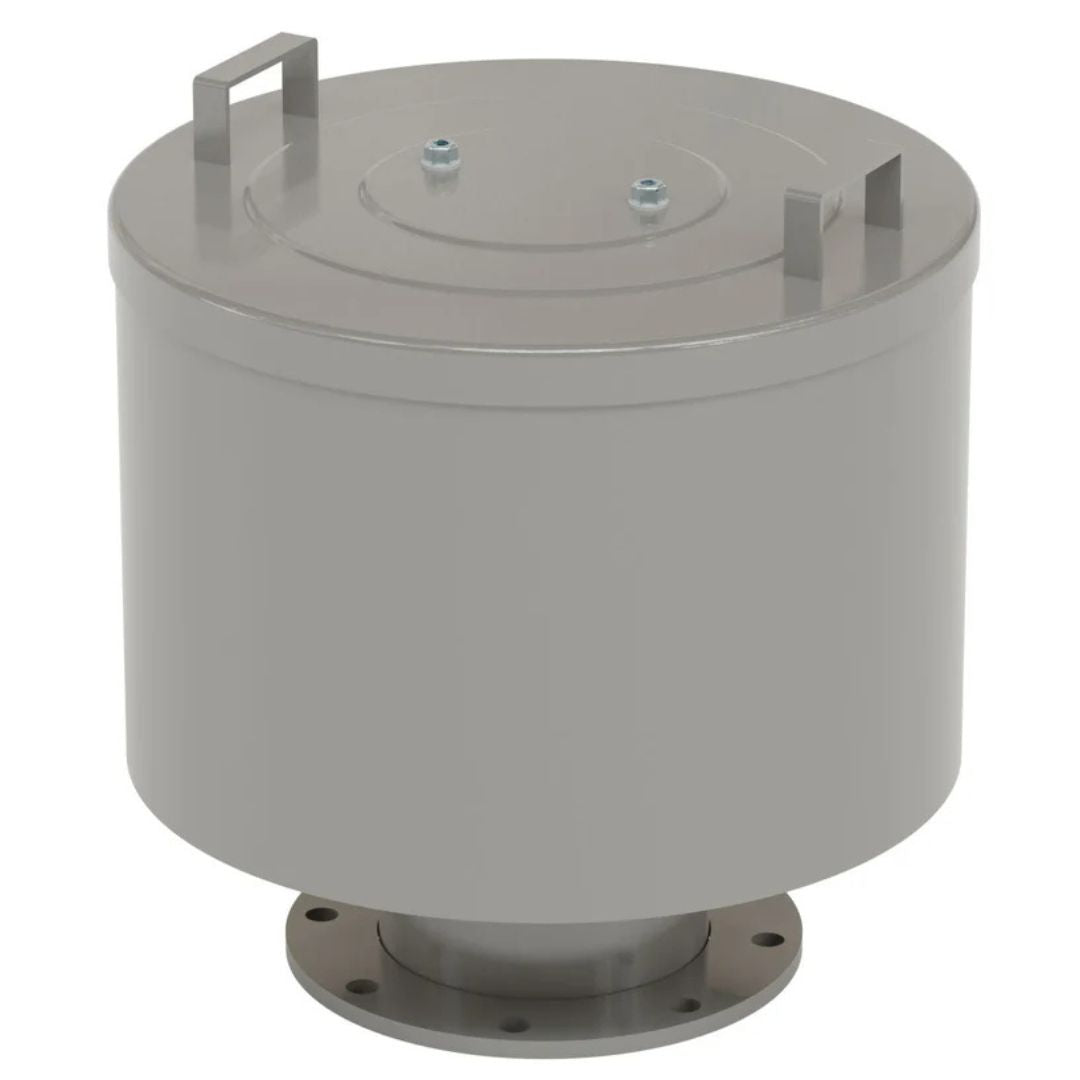 Solberg Filter Silencer With Standard Filter, Flanged, FS-377P-800F