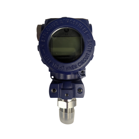 Explosion Proof Pressure Transmitter, 0-15 PSI, 1/2 Inch MNPT, 4-20 mA Output, 24 VDC