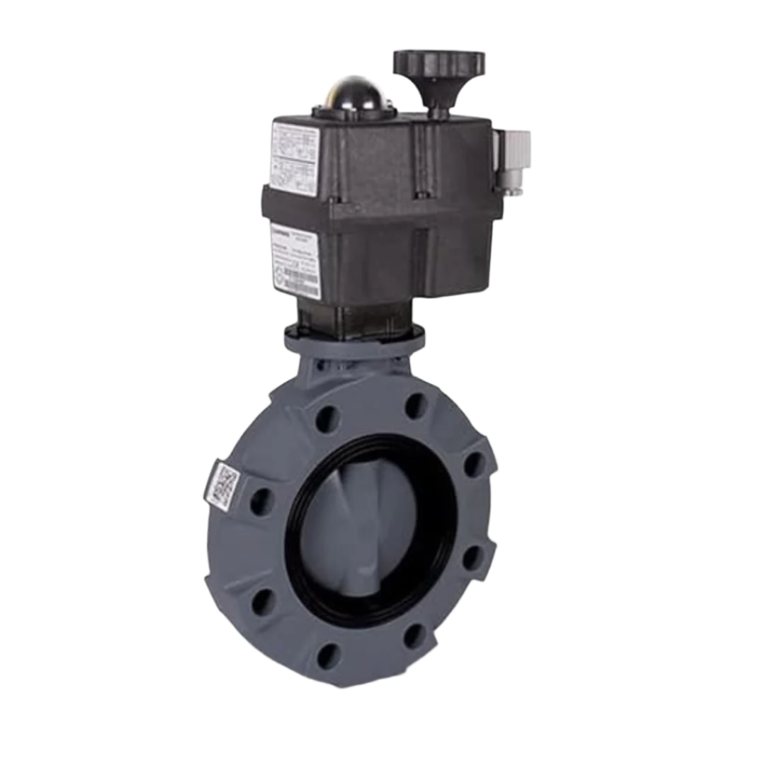 Hayward BYV Series Butterfly Valve with ECP3 GFPP Actuator
