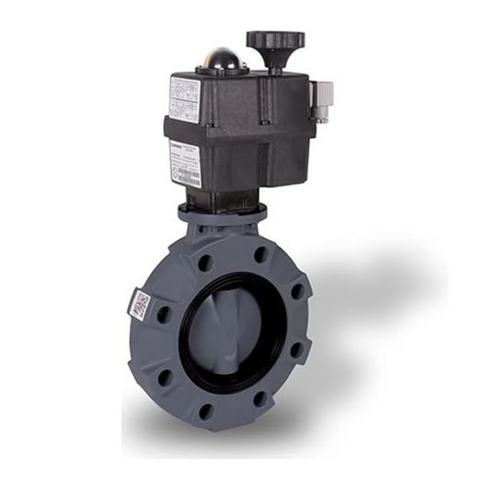 Hayward BYV Series Butterfly Valve with ECP3 GFPP Actuator