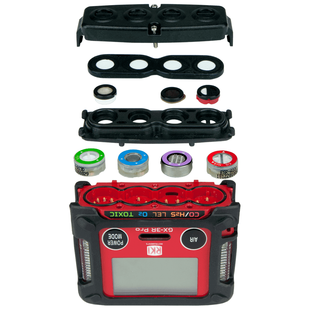 RKI Instruments GX-3R Gas Monitor Bundle with Pump and Case, 72-RA-C-58