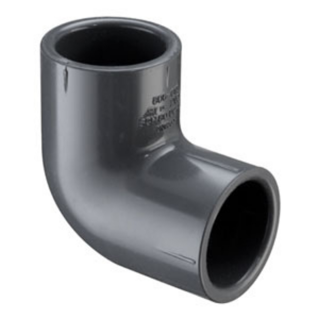 Threaded Socket Pvc 6 In Spears 806-060 Sch 80 PVC 6 Inch 90 Deg. Elbow, Socket
