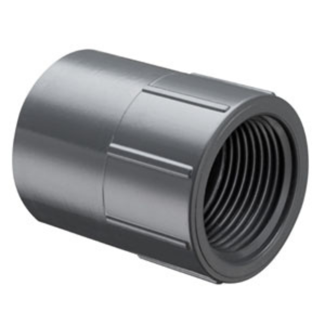 Spears 835-010 Sch 80 PVC 1 Inch Female Adapter, Socket x FNPT